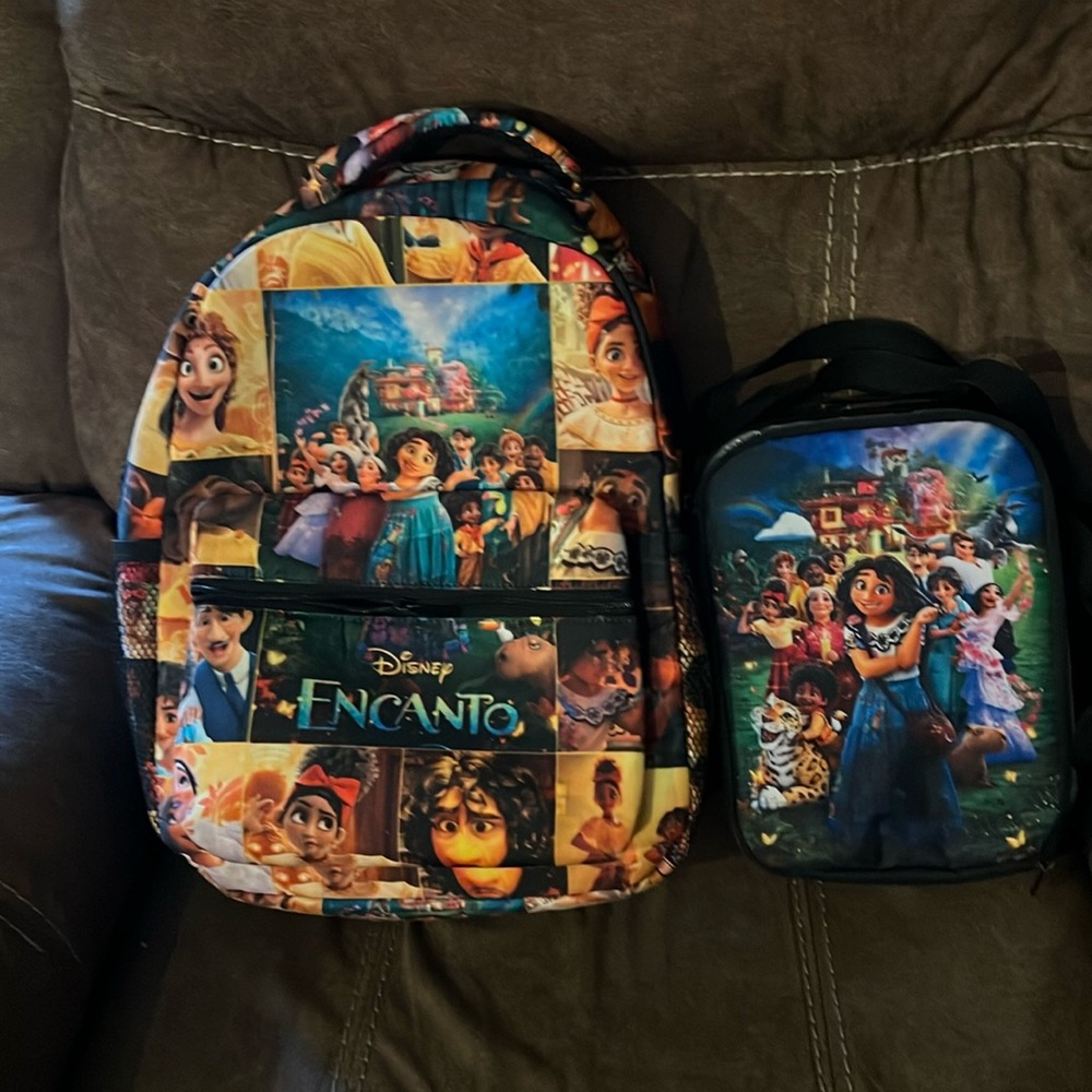 Encanto back pack & lunch box bundle